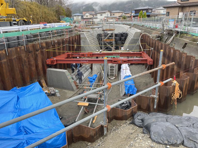 調整池復興建設工事